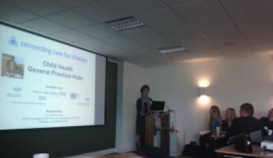 Mando speaking in Birmingham 