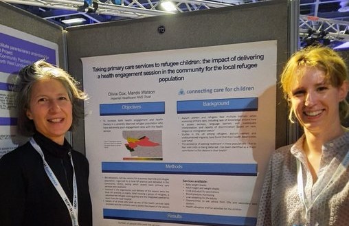 Dr Mando Watson and Dr Olivia Cox at the RCPCH 2024 conference