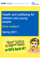 Thumbnail image of the cover for the children and young people health and wellbeing report